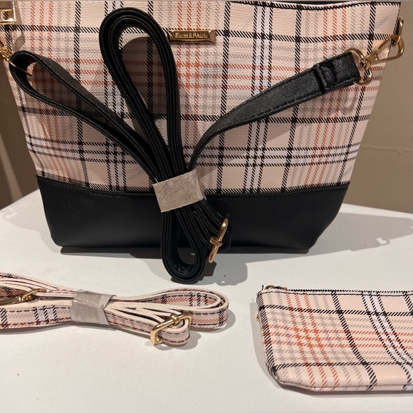 Elim & Paul Bag!  NWOT Crossbody with 2 Adjustable Straps and Coin Purse - Picture 2 of 7